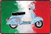 Retro Muur Decoratie uit Metaal Vespa Italië 17