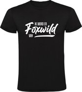 Foxwild | Kinder T-shirt 128 | Zwart | Hatseflatse | Massa is kassa | Peter Gillis