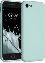 kwmobile telefoonhoesje geschikt voor Apple iPhone SE (2022) / iPhone SE (2020) / iPhone 8 / iPhone 7 - Hoesje voor smartphone - Back cover in cool mint