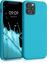 kwmobile telefoonhoesje voor Apple iPhone 12 / 12 Pro - Hoesje voor smartphone - Back cover in ijsblauw