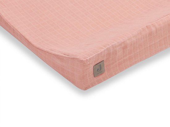 Jollein Aankleedkussenhoes Wrinkled 50x70cm - Rosewood — afbeelding 4