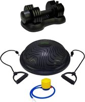 Tunturi - Fitness Set - Balanstrainer - Balance Trainer & Verstelbare Dumbbellset 12,5 kg