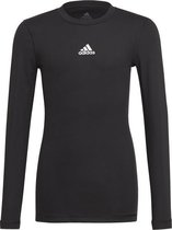adidas TechFit Long Sleeve Top kinderen - sportshirts - zwart - maat 152