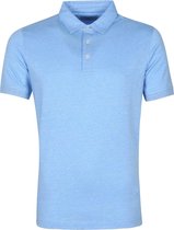 Suitable - Prestige Melange Polo Blauw - Modern-fit - Heren Poloshirt Maat XL