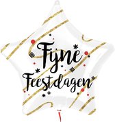 Helium ballon 'Fijne Feestdagen' | 48 cm