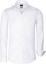 Overhemd Lange Mouw 75665 Pelle White