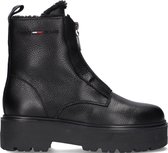 Tommy Jeans Warmlined Zipper Boot Enkelboots -  Enkellaarsjes - Dames - Zwart - Maat 41