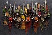 Spicy herbs – 135cm x 90cm - Fotokunst op acrylglas – Incl. blind ophangsysteem en 5 jaar garantie