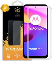 2-Pack Motorola Moto E40 - Moto E30 Screenprotectors - MobyDefend Case-Friendly Screensaver - Gehard Glas - Glasplaatjes Geschikt Voor Motorola Moto E40 - Moto E30