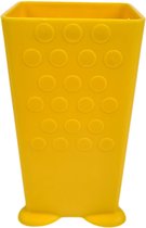 Drinkpakjeshouder TONY - Geel - Kunststof - 12 x 5 x 6 cm