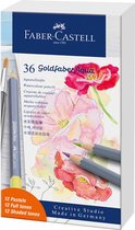 Faber-Castell aquarelpotlood - Goldfaber - blik 36 stuks - pastel + standaard kleuren - FC-114639
