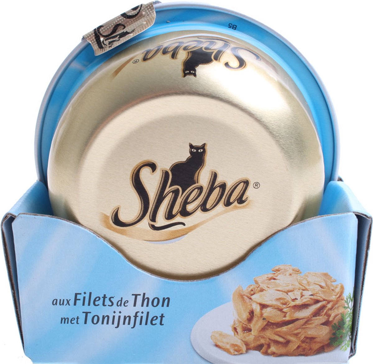 Sheba - Luxe Tonijn - 12 blikjes van 80 | bol.com