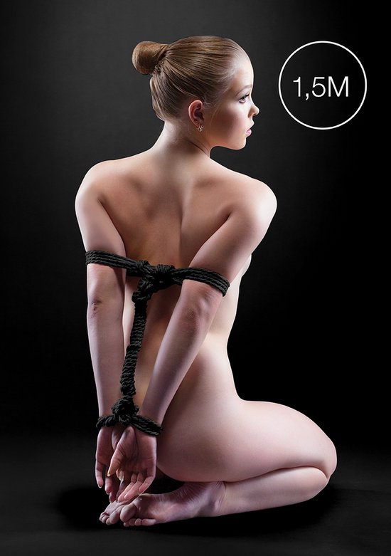 Japans minitouw 1,5 meter - Zwart