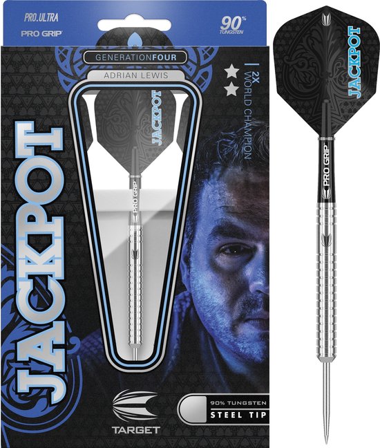 Target Adrian Lewis Gen 4 Darts - 90% Tungsten - Ringgrip - 26