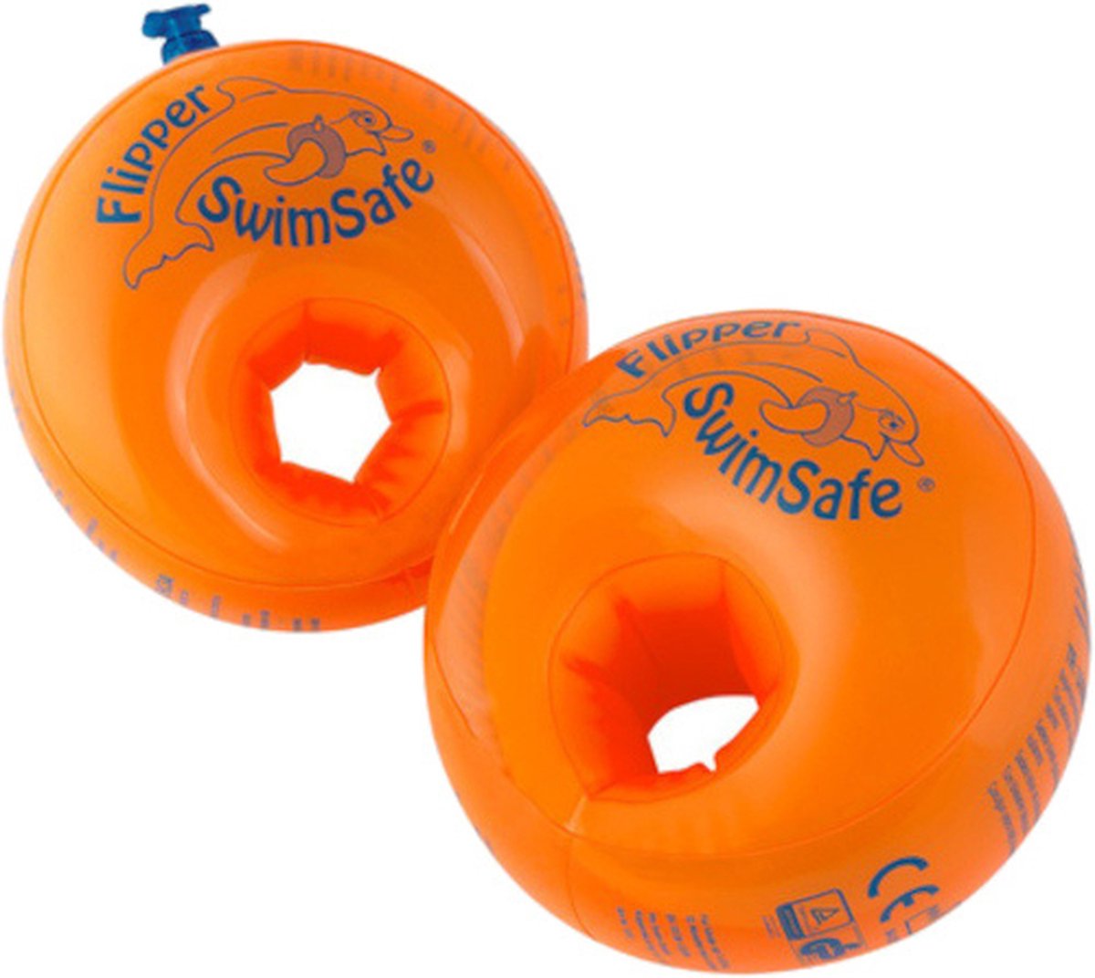Flipper Swimsafe - zwembandjes - oranje - 2 stuks - EF1010
