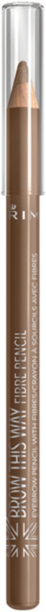 Goedkoopste Rimmel London Brow This Way Fibre Wenkbrauwpotlood - 001 Light