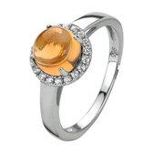 Ring Citrien En Zirkonia