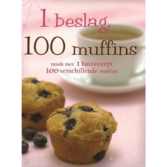 Cover van het boek '1 beslag 100 muffins' van Susanne Tee