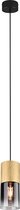 LED Hanglamp - Trinon Roba - E27 Fitting - 1-lichts - Rond - Mat Goud - Aluminium