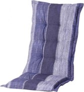 Madison Tuinstoelkussens hoge rug 50x123 cm Denim blue