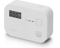 Alecto COA3910 Koolmonoxidemelder met display - 10 jaar sensor - Voldoet aan Europese norm EN50291 - Wit