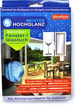 Microvezeldoek - Glas - 30X40CM - 10Stuks - Voordeelverpakking