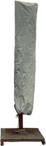 Diamond parasolhoes voor zweefparasol - 250x55x60 cm - met Rits en Trekkoord incl. Stopper en Stok- Zilvergrijze Parasolhoes