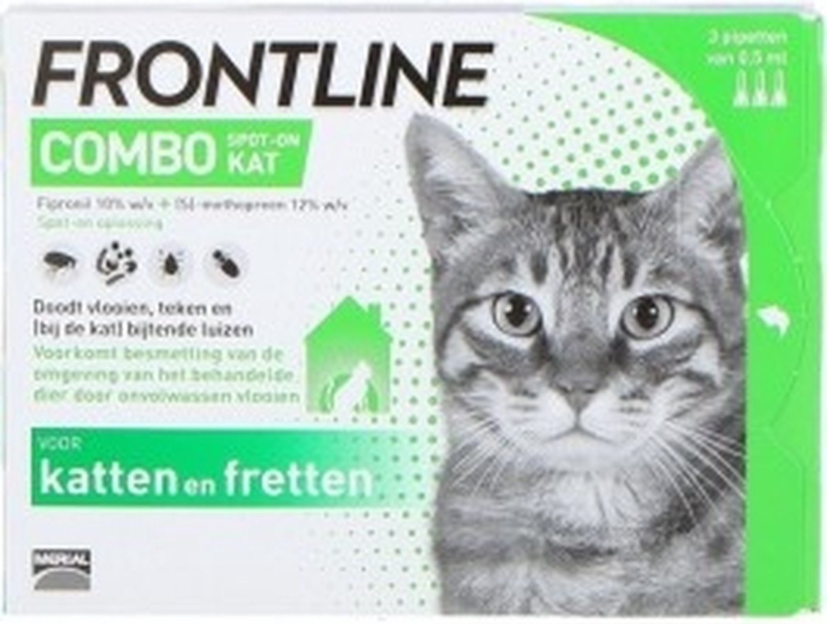 Conflict stapel Andrew Halliday Frontline Combo Anti Vlooienmiddel en Tekenmiddel Kat - 3 Pipetten | bol.com