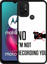 Motorola Moto G10 Hardcase hoesje Not recording you - Designed by Cazy
