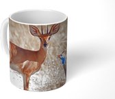 Mok - Hert - Vogel - Vriendschap - 350 ML - Beker