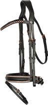 RelaxPets - Harry's Horse - Hoofdstel Rosegold Royal - Zwart - Pony