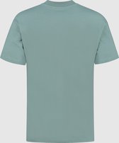 Purewhite -  Heren Relaxed Fit    T-shirt  - Groen - Maat L