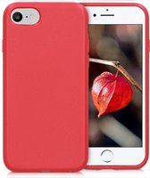 Mobiq - Flexibel Eco Hoesje iPhone SE (2022 / 2020)/8/7 - rood