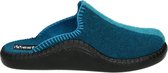 Westland-Romika MONACO DAMEN 62 - Volwassenen Dames pantoffels - Kleur: Blauw - Maat: 37