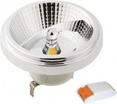 LED Spot AR111 G53 12 watt | 45° | Dimbaar | DIM TO WARM