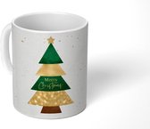 Mok - Koffiemok - Kerst - Kerstboom - Spreuken - Quotes - Merry Christmas - Mokken - 350 ML - Beker - Koffiemokken - Theemok