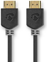 HDMI™ Kabel | HDMI™ Connector | HDMI™ Connector | 8K@60Hz | Verguld | 1.00 m | PVC | Antraciet | Window Box