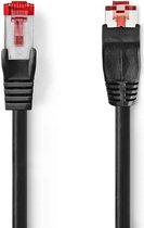 Nedis CAT6-kabel | RJ45 Male | RJ45 Male | SF/UTP | 15.0 m | Rond | LSZH / PVC | Zwart | Polybag