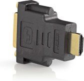 Nedis HDMI™-Adapter | HDMI™ Connector | DVI-D 24+1-Pins Female | Verguld | Recht | ABS | Antraciet | 1 Stuks | Window Box