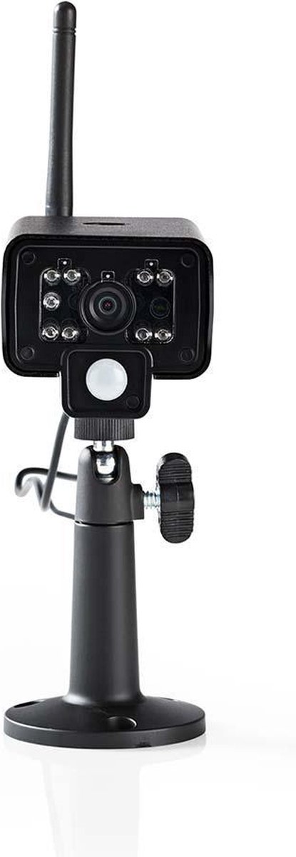 Nedis Digitale Draadloze Camera - 2.4 GHz - VGA - Binnen- en Buitenshuis - Nachtzicht: 5.00 m - Kijkhoek: 73 ° - Zwart - IP54 van Nedis — afbeelding 2