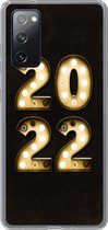 Geschikt voor Samsung Galaxy S20 FE hoesje - Oudejaarsavond - Nieuwjaar - 2022 - Siliconen Telefoonhoesje