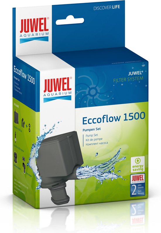 Foto: Juwel aquariumpomp eccoflow 1500 zwart 1500l