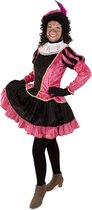 Piet Kostuum | Piet Jurkje Met Petticoat Roze Vrouw | Large | Carnaval kostuum | Verkleedkleding