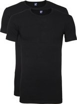 Alan Red Ottawa T-shirt Stretch Zwart (2Pack) - maat XL
