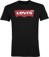 Levi's T-shirt Logo Print Zwart - maat L