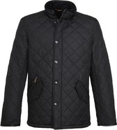 Barbour Powell Quilt Jack Zwart - maat M