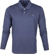 Gant Rugger Poloshirt LS Blauw - maat XXL