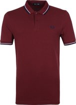 Fred Perry Polo M3600 Bordeaux D23 - maat M