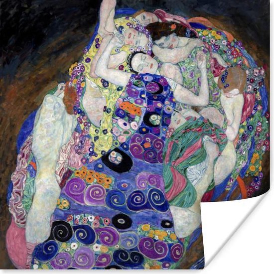 Poster The virgin - Gustav Klimt - 50x50 cm