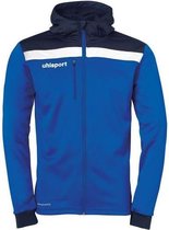 Uhlsport Offense 23 Multi Hood Jacket Kind Azuurblauw-Marine-Wit Maat 140